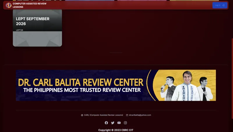 Public-facing course listing on the branded platform