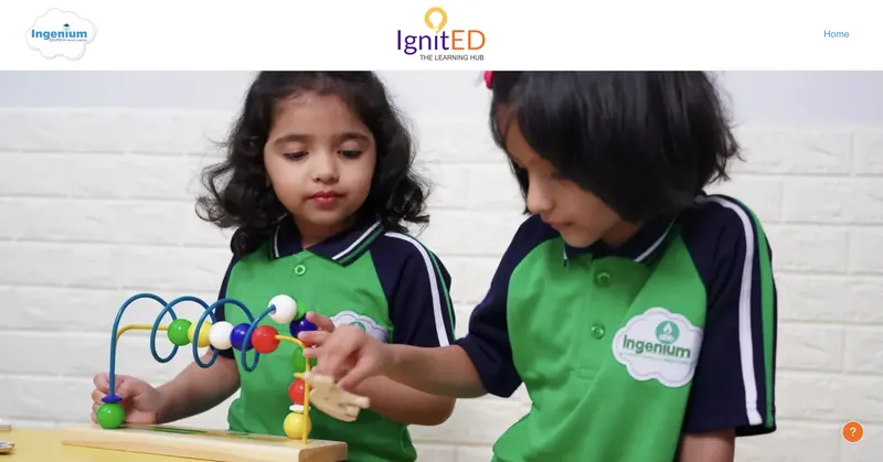 Public-facing IgnitED Learning Hub website